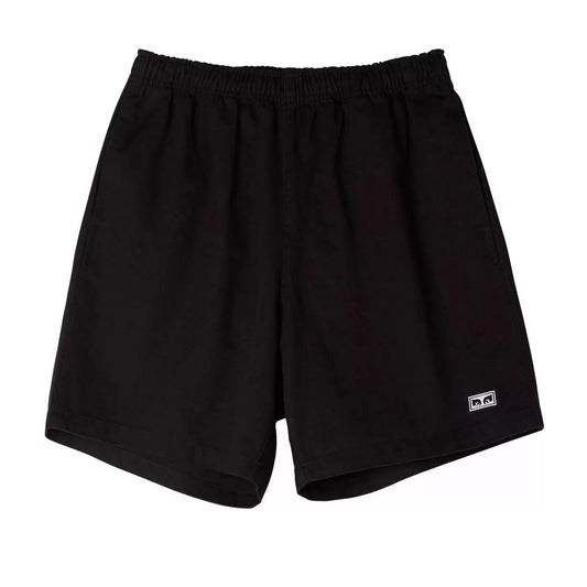 EASY RELAXED TWILL SHORT - Black