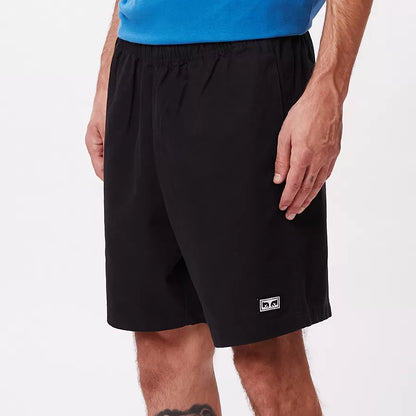 EASY RELAXED TWILL SHORT - Black