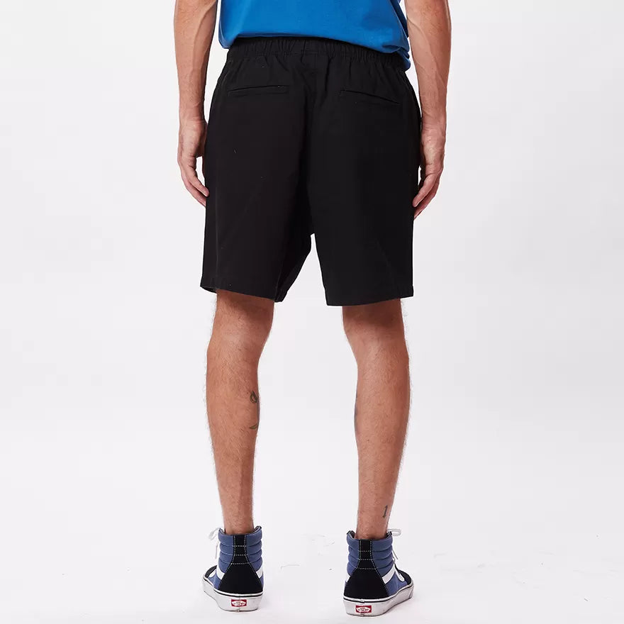 EASY RELAXED TWILL SHORT - Black