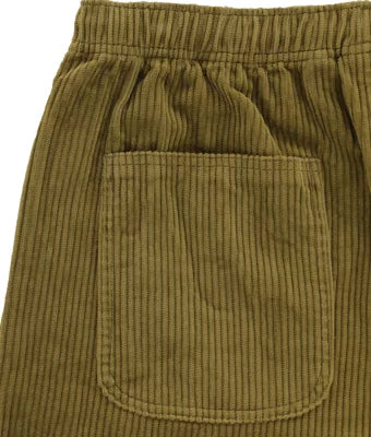 Easy Relaxed Cord Short - Olive