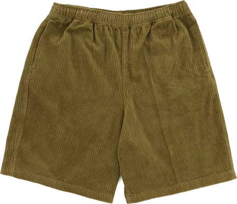 Easy Relaxed Cord Short - Olive