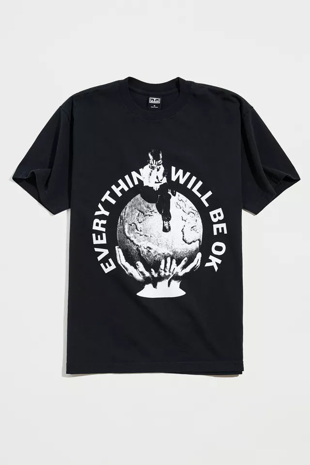 Everything Will Be Ok T-Shirt - Off Black