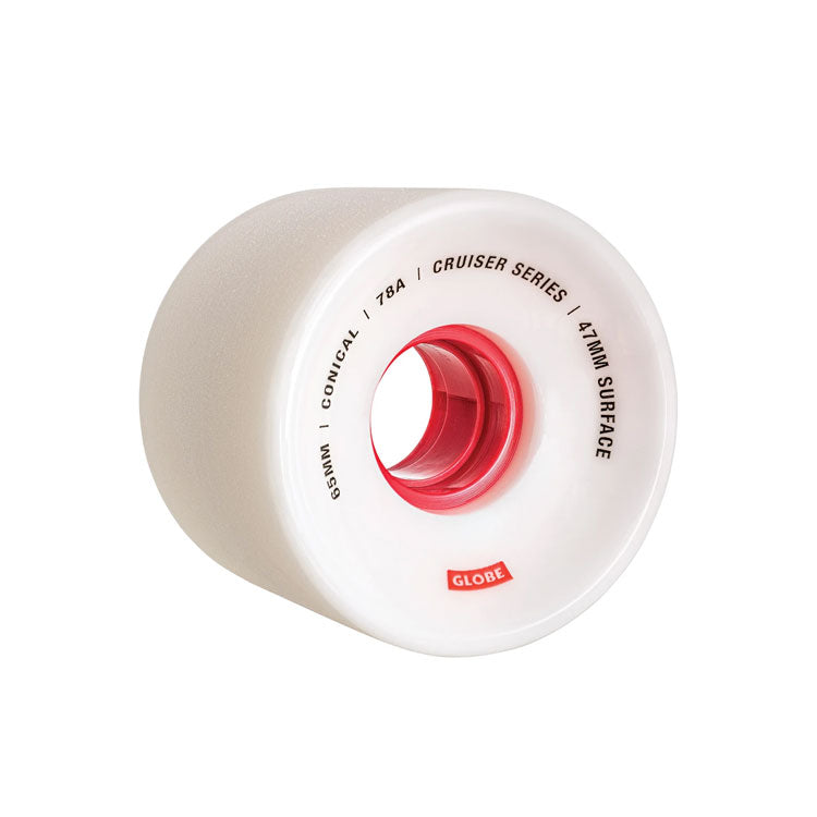 Conical Cruiser Wheel - White/Red