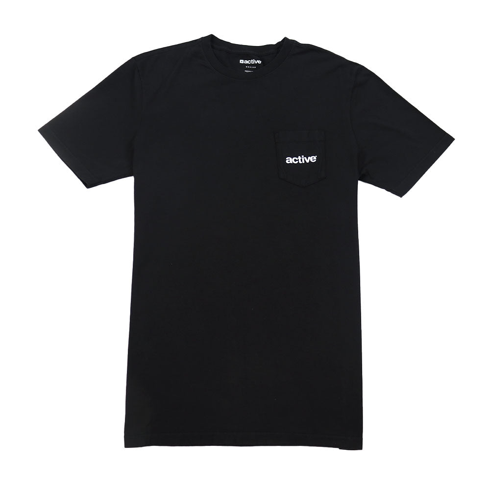 Lockup Pocket T-Shirt - Black
