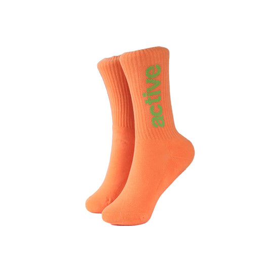 Youth Lockup Sock - Orange