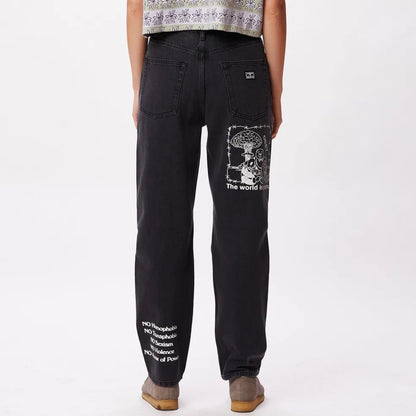 Taylor Denim Pants - Dusty Black