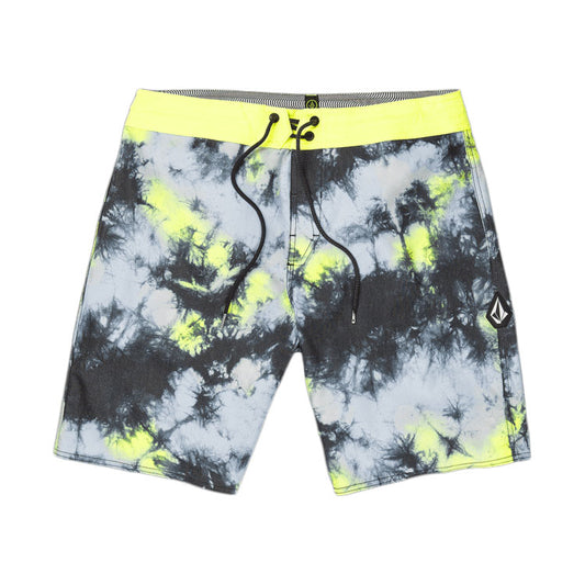 Saturate Mod Board Short - Lime Tie Dye