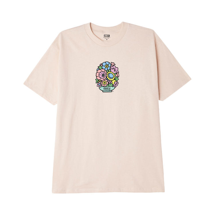 Flower Basket T-Shirt - Cream