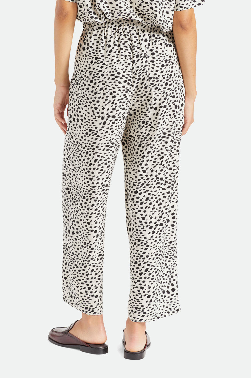 Cheetah Crop Pant - Beige