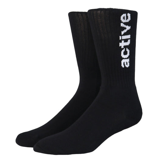 Lockup Crew Sock | Black |