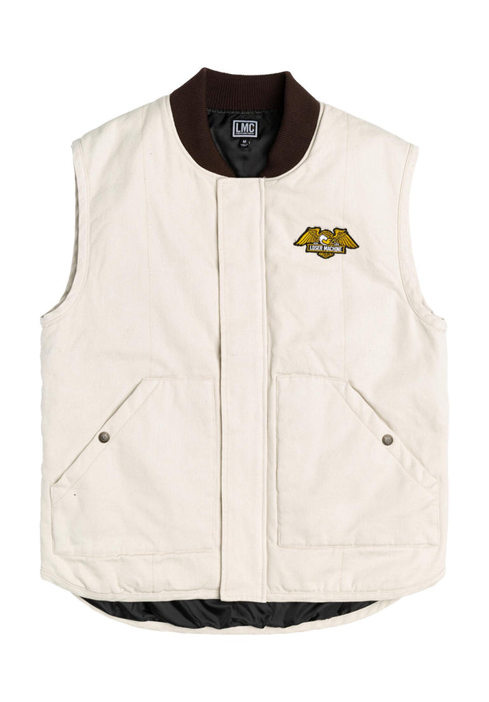 youth loser quilting vest-