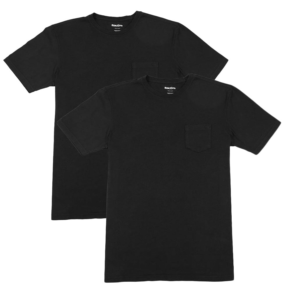 Basic Pocket Tee Bundle - Black/Black