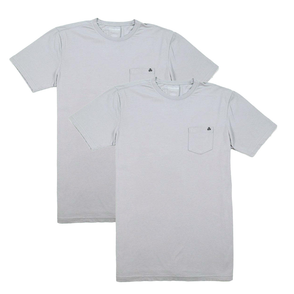 Basic Pocket Tee Bundle - Grey/Grey