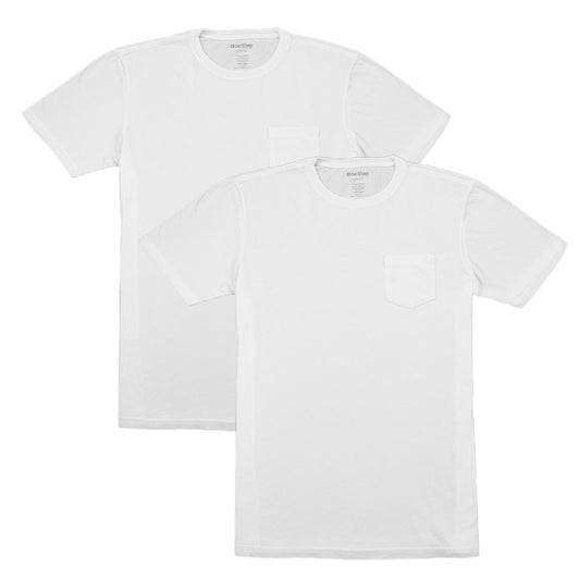 Basic Pocket Tee Bundle - White/White